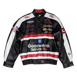 Vintage NASCAR Dale Earnhardt JH Design Chase Leather Jacket
